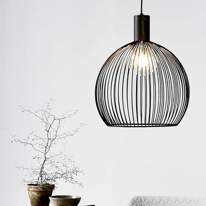 Buy Pendant Lights Australia Aver Pendant Light W500mm Black Metal - 84263003
