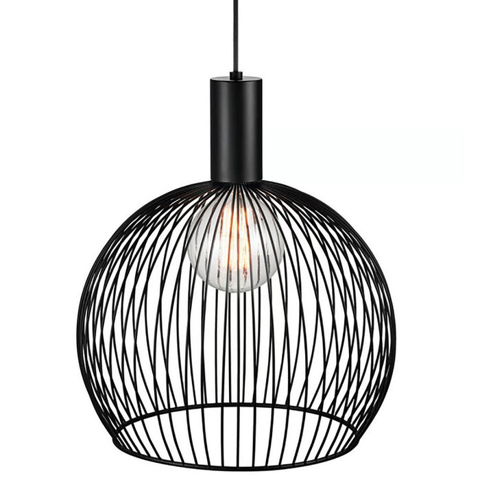 Buy Pendant Lights Australia Aver Pendant Light W400mm Black Metal - 84253003