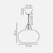 Buy Pendant Lights Australia Belly Pendant Light W290mm Black Metal - 45053003