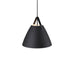 Buy Pendant Lights Australia Strap Pendant Light W360mm Black Metal - 84343003