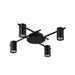 Buy Spotlights Australia Tache Spotlight 4 Lights Black Aluminium - TACHE11