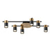 Buy Spotlights Australia TACHE Spot 6 lights Black & Antique Brass Aluminium - TACHE6