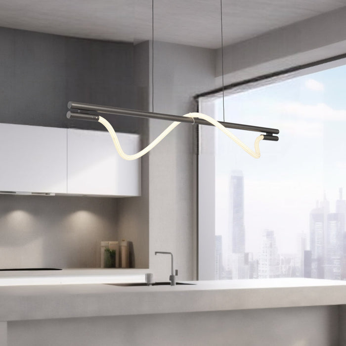 DISPLAY ITEM  - Taft 1200mm LED Pendant Gun Metal - TAFT PE120-GM