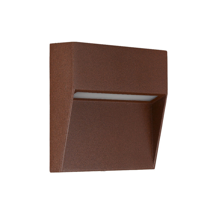 Terin LED Square Wall Light 24V 3W 3000K Rust - TERIN SQ-RST324