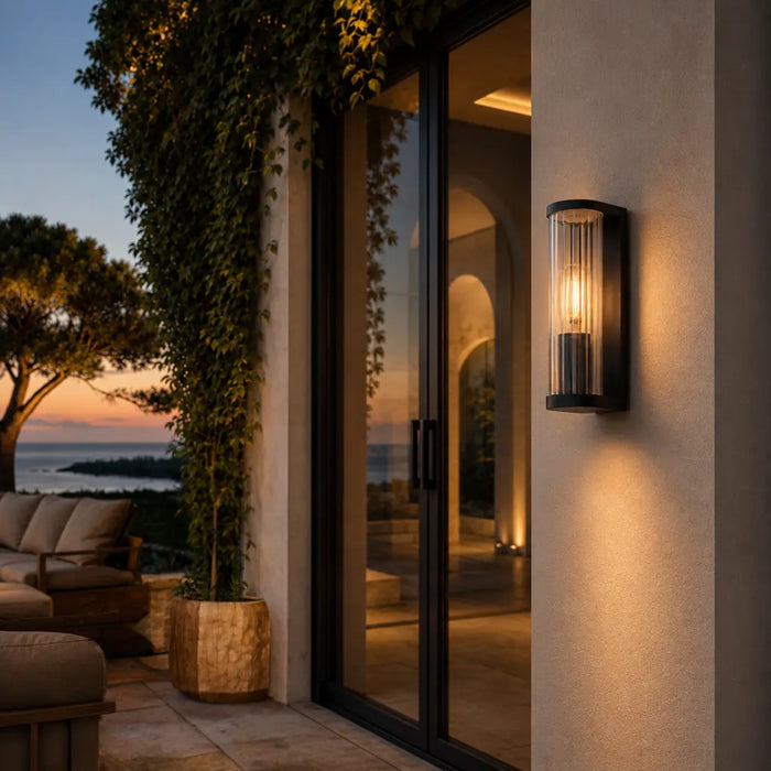 Thirlo Exterior Wall Light Black - THIRLO EX-BK
