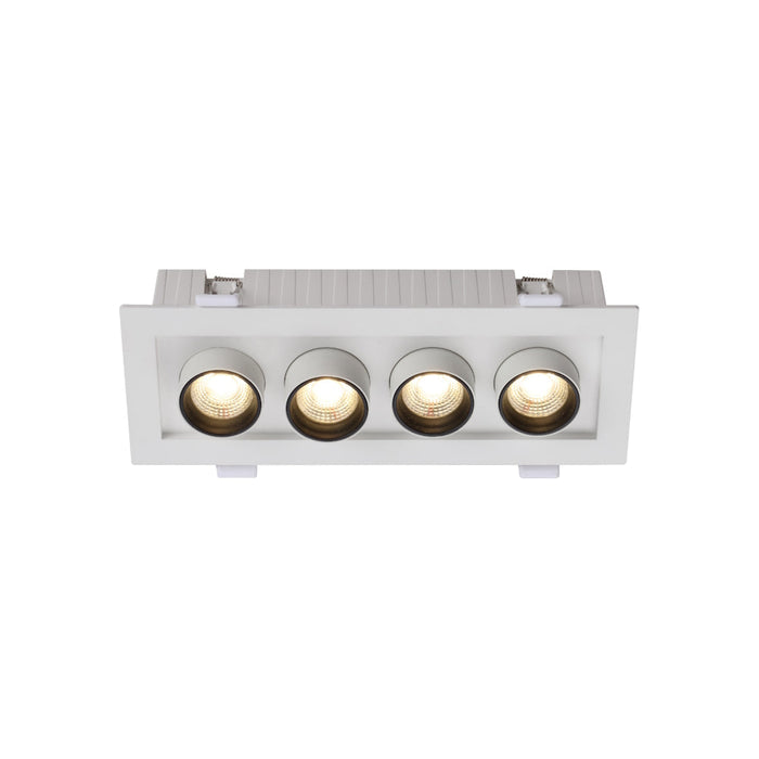 Tilda 4 Light LED Downlight 20W TRI Colour White - TILDA DL4-WH