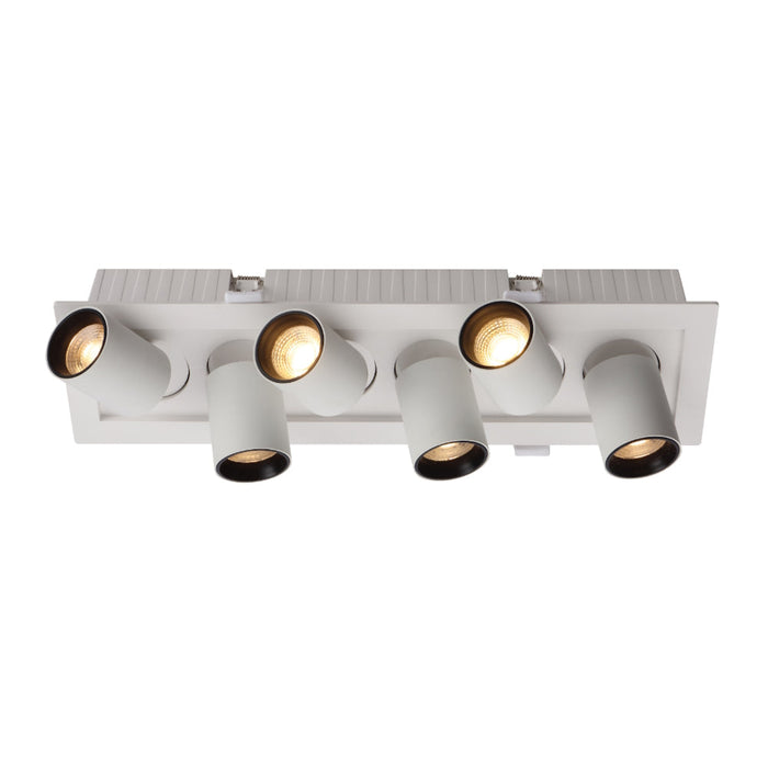 Tilda 6 Light LED Downlight 30W TRI Colour White - TILDA DL6-WH