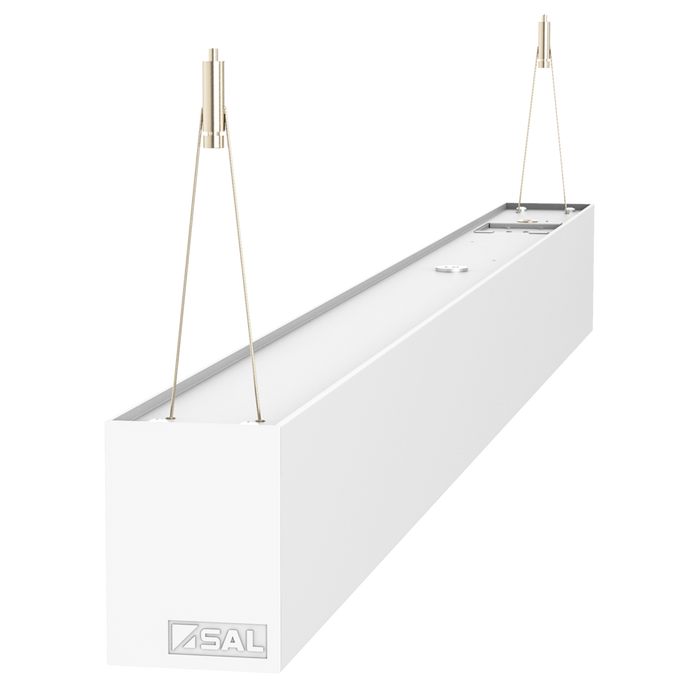 Buy LED Linear Lights Australia Titan LED Linear Light 40W White Aluminium TRI Colour - S9776/40TC
