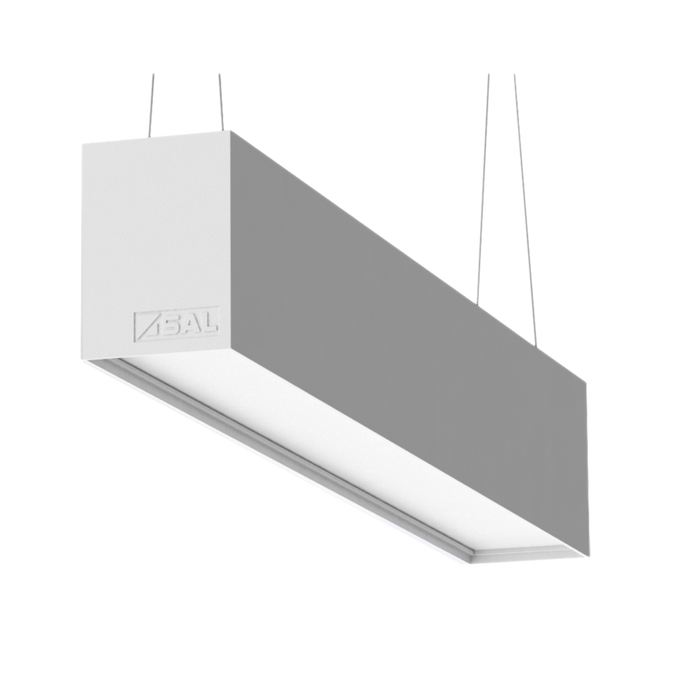 Buy LED Linear Lights Australia Titan LED Linear Light 40W White Aluminium TRI Colour - S9776/40TC