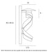 Buy Exterior Wall Lights Australia Tobera Exterior Wall Light Bronze Aluminium - TOBERA WB-BZ