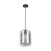 Buy Pendant Lights Australia TONO Black Internal Mesh With Clear Glass 1 Light Pendant - TONO1