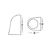 Buy Exterior Wall Lights Australia TORQUE 240V GU10 Exterior Surface Mounted Wall Light Antique Brass IP65 - TORQUE3