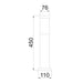 Buy Bollard Lights Australia Torre Bollard Light Short 304 Stainless Steel Black IP44 - TORRE3