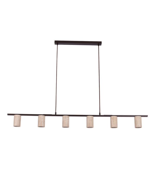 Tuberia Linear Bar Tubular Shade Pendant Beige & Brown - TUBERIA1