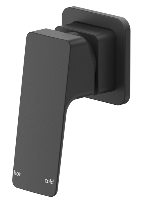 Tiago Shower Mixer Small Plate Trim Kit Only Black - SHMT-7-SP-BLK-TK