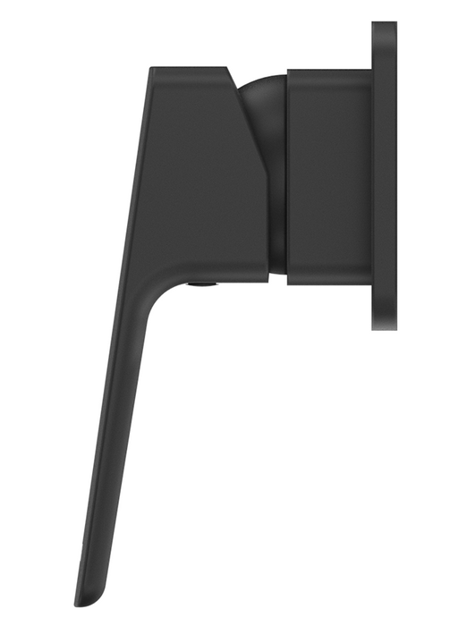 Tiago Shower Mixer Small Plate Trim Kit Only Black - SHMT-7-SP-BLK-TK