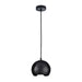 Buy Mini Pendants Australia Interior Iron Dome Shape 1 Light Pendant Matt Black - VAINA1