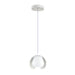 Buy Mini Pendants Australia Interior Iron Dome Shape 1 Light Pendant Matt White - VAINA2