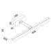 Buy Bathroom Vanity Lights Australia VANIDAD Bathroom Vanity Light Chrome 3CCT - VANIDAD2L
