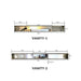 Buy Bathroom Vanity Lights Australia VANITY LED Interior Wall Light 7.6W 4000K IP44 - VANITY-1