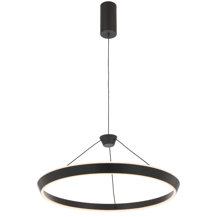 Vantel 600mm LED Pendant 36W Tri Colour Black - VANTEL PE60-BK