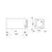 Buy Dimmers & Switches Australia Vela Push Button LED Trailing Dimmer - VELA