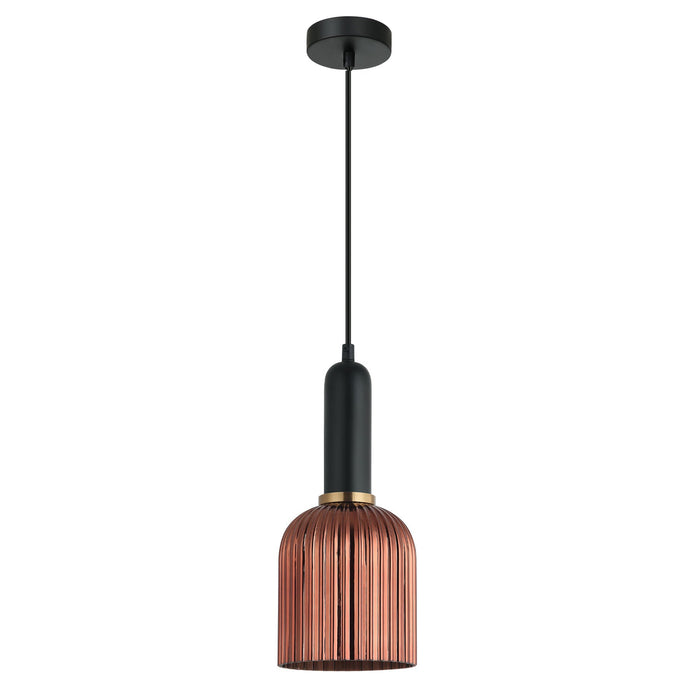 Buy Pendant Lights Australia Vintaj 1 Light Pendant Copper Glass Ellipse Shape - VINTAJ10
