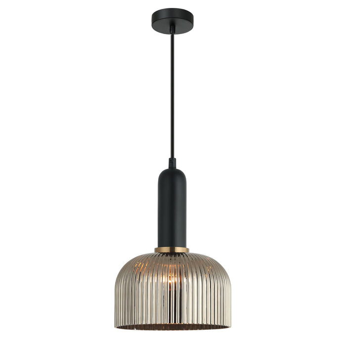 Buy Pendant Lights Australia Vintaj 1 Light Pendant Chrome Glass Dome Shape - VINTAJ17