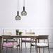 Buy Pendant Lights Australia Vintaj 1 Light Pendant Smoke Glass Wine Glass Shape - VINTAJ1
