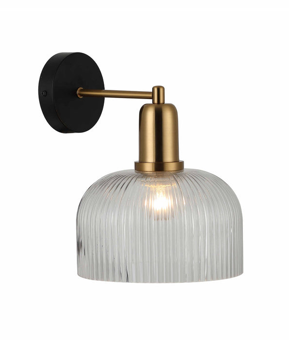 Vintaj Dome Glass Wall Light  Clear - VINTAJ6W