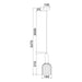 Buy Pendant Lights Australia Vintaj 1 Light Pendant Clear Glass Ellipse Shape - VINTAJ12