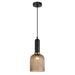 Buy Pendant Lights Australia Vintaj 1 Light Pendant Amber Glass Ellipse Shape - VINTAJ9