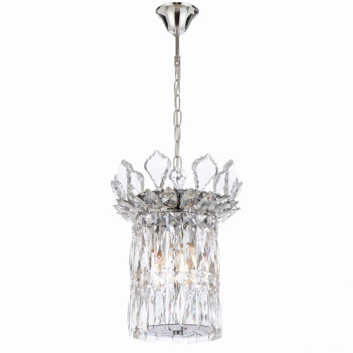 Virell 3 Light Pendant Chrome & Clear - VIRELL PE3-CH