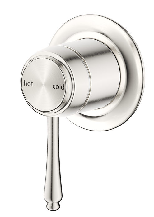 Mica Heritage Shower Mixer Trim Kit Only Brushed Nickel - SHM-4-BN-TK