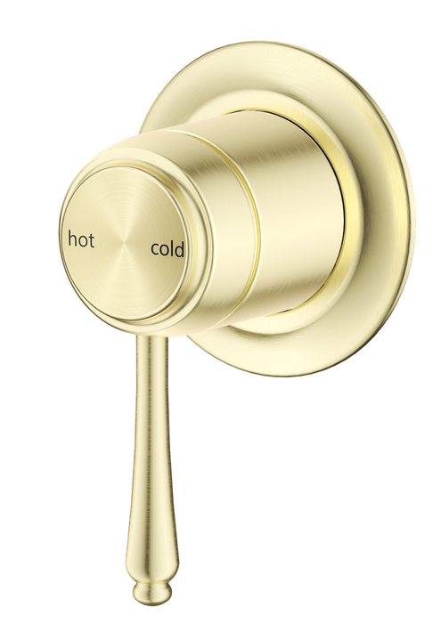 Mica Heritage Shower Mixer Trim Kit Only French Gold - SHM-4-FG-TK
