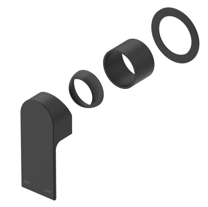 Eleniko Shower Mixer Trim Kit Only Black - SHME-8-R-BLK-TK