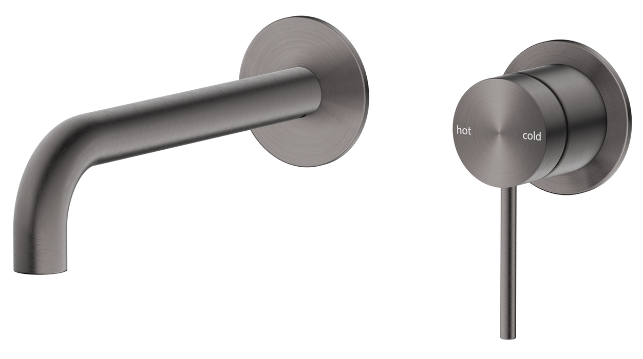 Mica Wall & Curved Spout Combo Trim Kit Only Gunmetal - WBC-5-2P-GM-TK