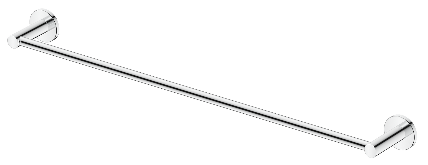 Mica 800mm Single Towel Rail Chrome - 1124-800-P