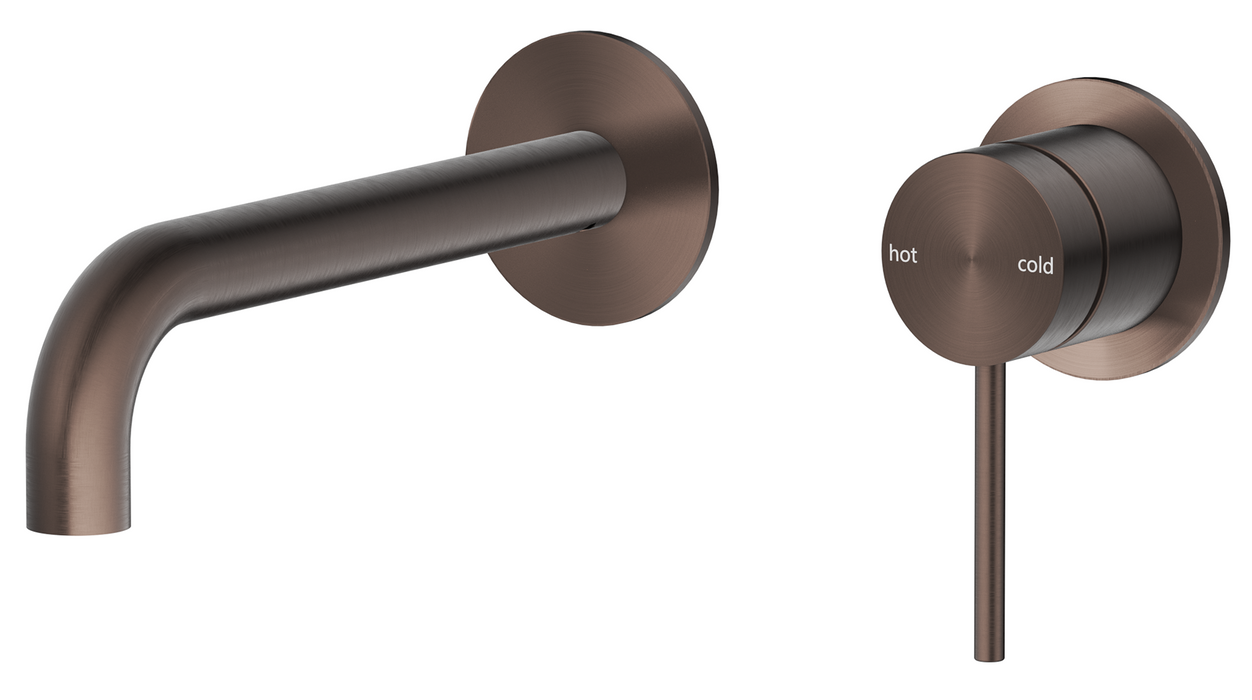 Mica Wall & Curved Spout Combo Trim Kit Only Dusk Bronze - WBC-5-2P-DB-TK