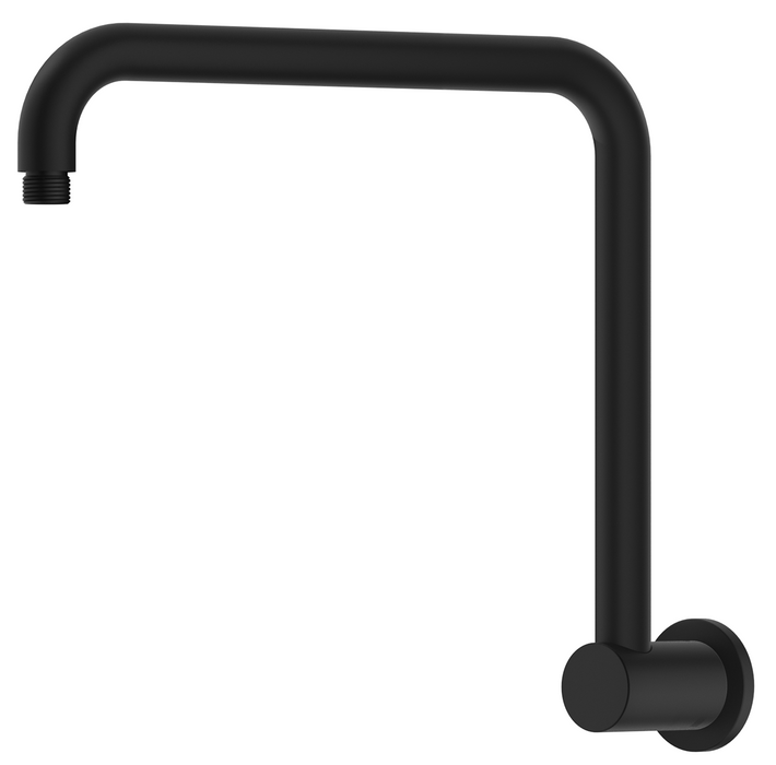 Mica Gooseneck Shower Arm Black - GN-R-3135-BLK
