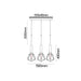 Buy Island Pendant Lights Australia WHITEBAND White Iron Cage 3 Light Bar Pendant - WHITEBAND1X3