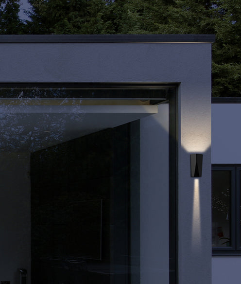 Wigtri Aluminium UP & Down LED Wall Light Dark Grey 11W TRI Colour - WIGTRI1