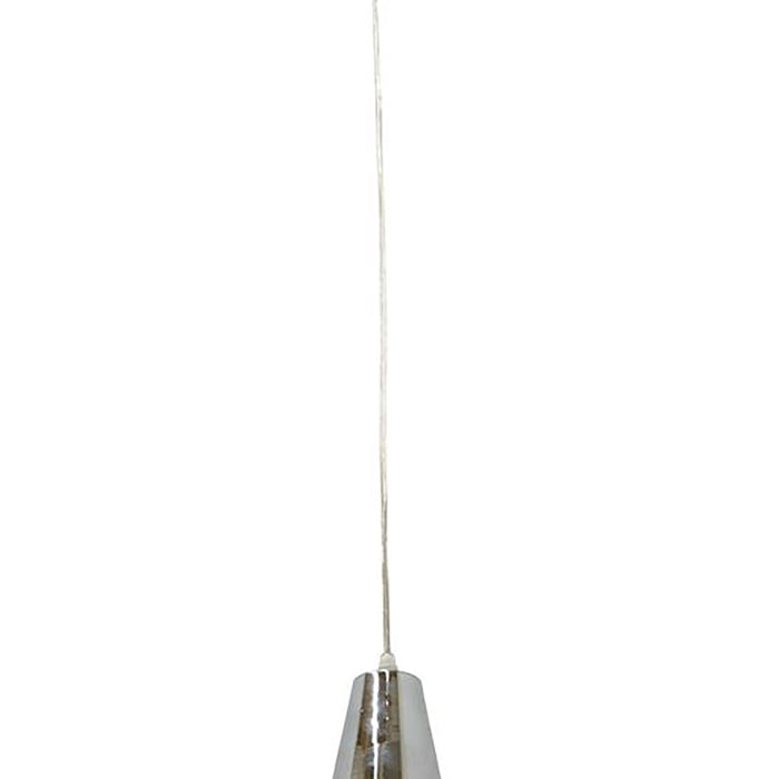 Buy Pendant Lights Australia Divo Angled Dome Shape 1 Light Pendant Chrome - DIVO2