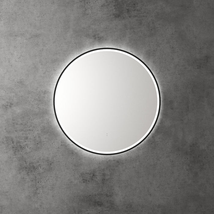 Windsor 700mm LED Mirror 36W 3CCT Matte Black - LMWIN-700-MB