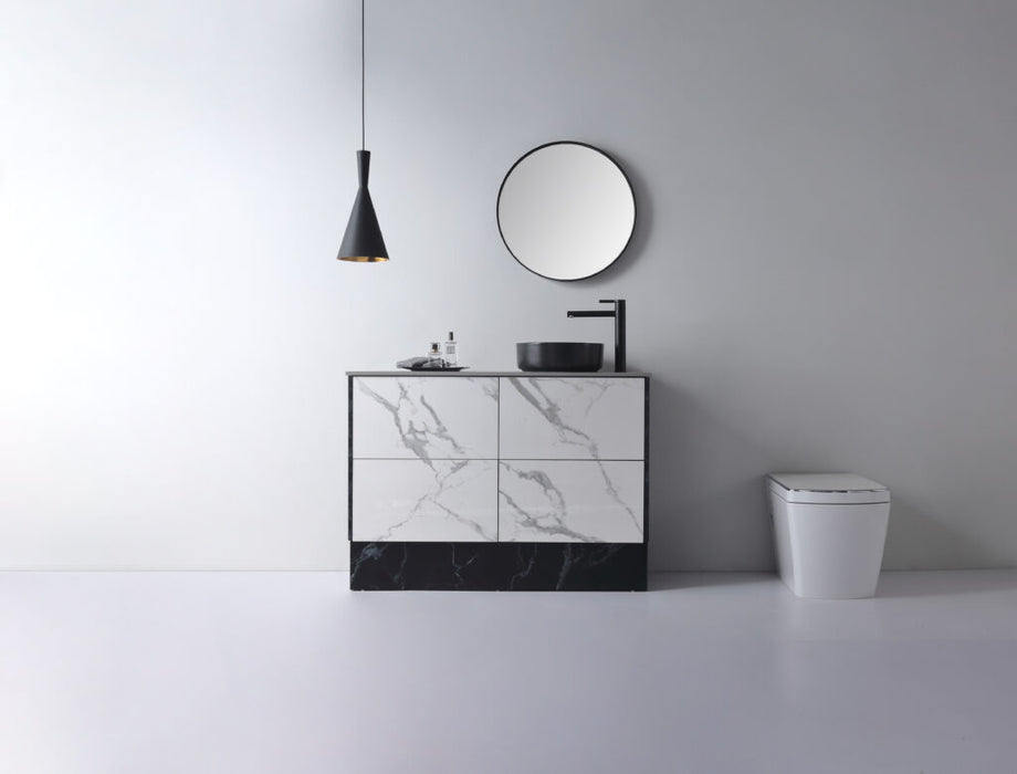 Dove Above Counter Art Basin Matte Black - XECB-082MB