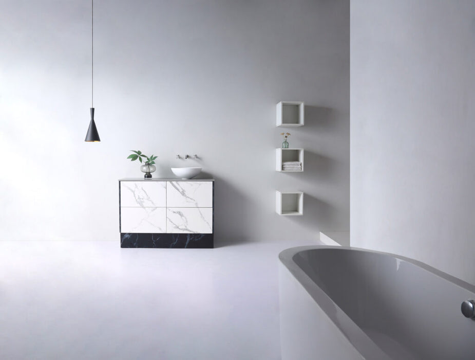 Argyle Above Counter Art Basin Gloss White - XECB-084GW