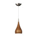 Buy Pendant Lights Australia ZARA Bell Shape 1 Light Pendant Burl Wood - ZARA2A