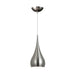 Buy Pendant Lights Australia ZARA Bell Shape 1 Light Pendant Satin Nickel - ZARA3A
