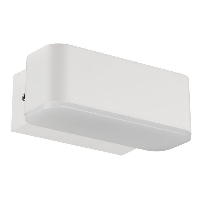 Ziron LED 100mm Wall Light 3W Tri Colour White - ZIRON EX10-WH