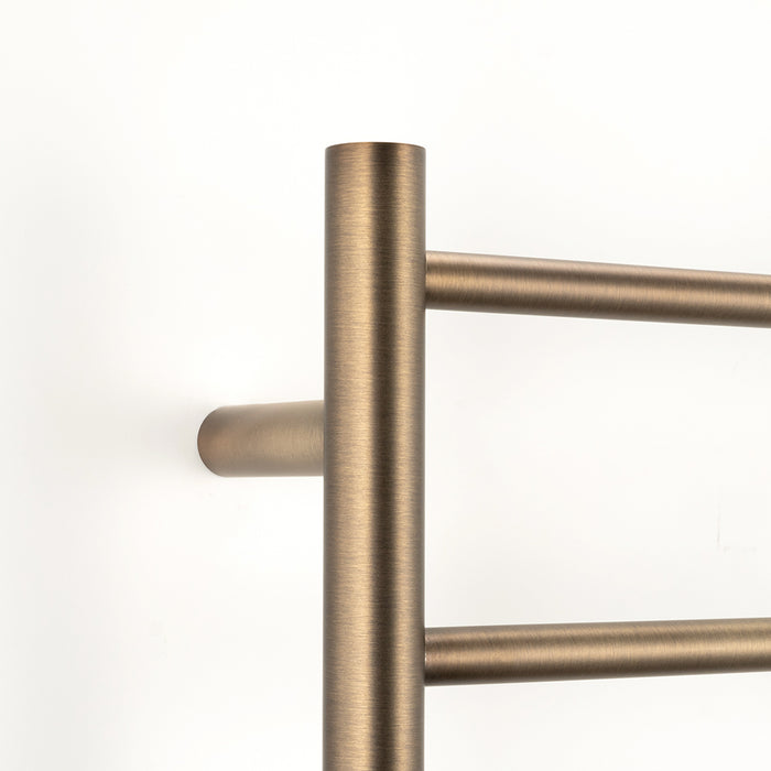 Heated Round Ladder 600 x 800mm Antique Brass - AB-RTR01RIGHT